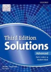 Solutions: Advanced: Student& 39 S Book C Units 7-9 - Leading The Way To Success Paperback 3 Revised Edition