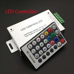 Calvas LED Controller Lighting Accessories Rgb Controler Rf Wireless Remote 28 Keys 12-24V 3 Channels LED Controller For Rgb LED