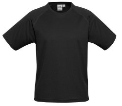 Biz Collection Kids Sprint T-Shirt - Black BIZ-7102