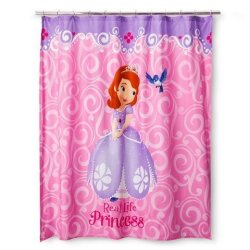 Jay Franco Disney Sofia The First Sofia Scrolls Shower Curtain