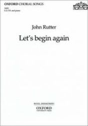 Let& 39 S Begin Again - From The Reluctant Dragon Sheet Music Vocal Score