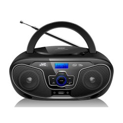 JVC Rv-n33bt Bluetooth Portable Cd And Mp3 Player With Usb