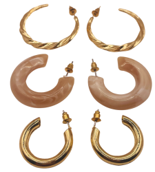 Gold Earrings - Woman - Night Out - Sandy