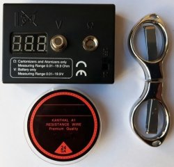 Atomizer Resistance Tester Scissors And 5FT 24G Kanthal