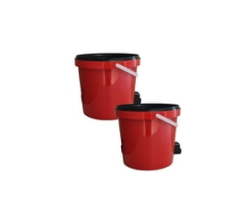 10 Litre Boiler Bucket Urn geyser With 2000W Heating Element - Red black