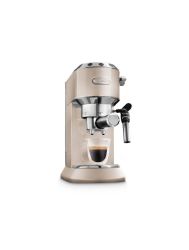 De'Longhi Dedica Metalics Espresso Coffee Machine - Champaigne Beige EC785.BG