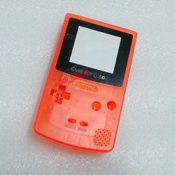 New Full Housing Shell For Nintendo Gameboy Color Gbc Oem Repair Part-clear Red