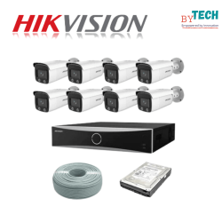 Hikvision 8 Channel Ip Colorvu Cctv Kit