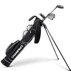 Champkey Lightweight Golf Stand Bag - Easy To Carry & Durable Pitch Golf Bag - Golf Sunday Bag Ideal For Golf Course & Travel