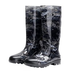 Dragontai Man Knee High Rubber Rainboots Waterproof Rubber Boots For Garden Man Rain Footwear Size 10