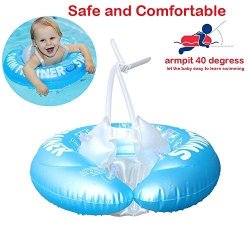 Qiaoniuniu Baby Inflatable Swimming Ring- Shoulder Strap Design Underarm Kids Toddlers Infants Floats Toys For Bathtub And Swimming Pool Suitable For 2-6 Years Size L