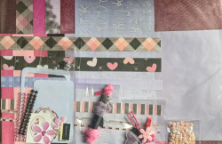 Scrapbook And Craft Pack Colour Pink And Lilac