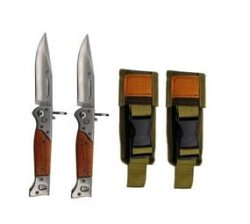 AK-47 Automatic Bayonet Stainless Steel Hunting Knife - 2 Pack Combo