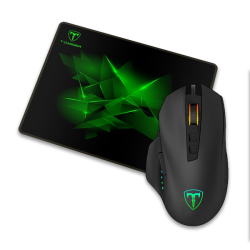Combo - Captain Gaming Mouse & Medium Gaming Mouse Pad