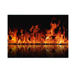 Flames 2 - Medium Glass Cutting braai Board