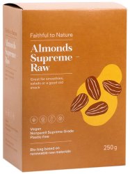 Faithful To Nature Almonds Supreme - Raw