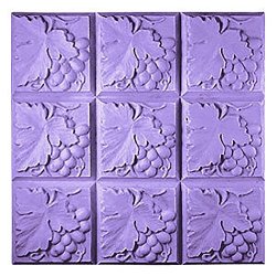 Grape Leaves-tray Milky Way Soap Mold