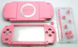 Replacement Full Housing Faceplate Handle Shells Case Cover + Buttons For Sony Psp 1000 Console Pink