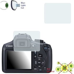 Disagu 2 X Clearscreen Screen Protection Film For Canon Eos 1300D III Antibacterial Blue-light-cutting Protective Film
