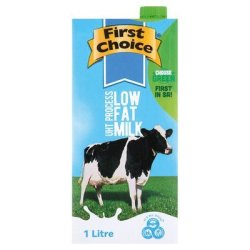 First Choice Low Fat Uht Milk 1L