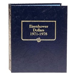 Whitman Us Eisenhower Dollar Coin Album 1971 - 1978 9131