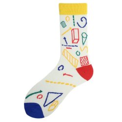 Funky Socks - For Adults One Size Fits All Funky Geometric
