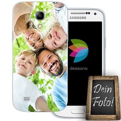Dessana Individual Own Picture Transparent Silicone Tpu Protective Case 0.7MM Thin Phone Soft Cover For Samsung Galaxy S4 MINI Personal Motif Photo