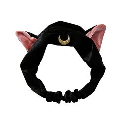 Beautyvan Cat Ears Hairband New Style Cat Ears Hairband Head Band Party Gift Headdress Hair Accessories Makeup Tools Black