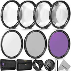 52MM Vivitar Professional Uv Cpl Fld Lens Filter And Close-up Macro Accessory Kit For Lenses With A 52MM Filter Size