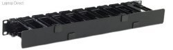 APC Horizontal Cable Manager 1U X 4 Deep Single-sided With Cover