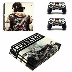 PS4 Pro Console And Controller Skin Set - Days Gone Gaming Vinyl Skin Cover By Mr Wonderful Skin