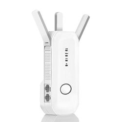 Wifi Router Wireless Range Extender AC750 Signal Booster Wireless-n Repeater High Speed Access Point Amplifier Network Adapter With 3 External Antennas Comply 802.11 Ac a b g n Us