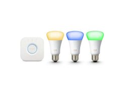Philips Hue White And Colour Ambiance Wireless Lighting E27 Starter Kit