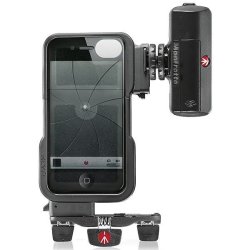 Manfrotto Klyp Case For Iphone 4 4S + ML120 LED Light + Pocket Tripod