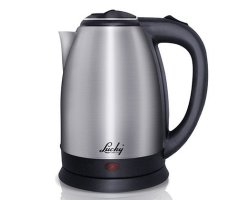 Kettle 360 Degree Cordless Stainless Steel Brushed 1.8L 1800W - Lucky 7.10KG