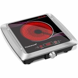 Techwood Hot Plate Electric Stove Single Burner Countertop