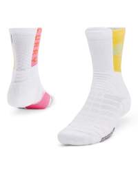 Adult Curry Playmaker Crew Socks - White XL