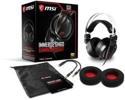 MSI Immerse GH60 Over-ear Gaming Headphones With Microphone Black
