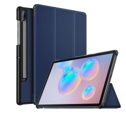 Tuff-Luv Smart Case For Samsung Galaxy Tab S6 Lite 2022 10.4" P613 P619 With Pen stylus Slot Holder - Blue