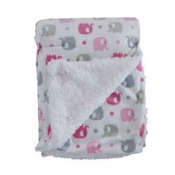 Mink Sherpa Blanket - Pink