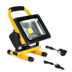 30W Rechargeable LED Flood Light With Car & Power Charger