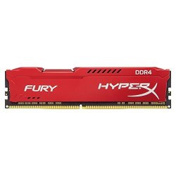 Kingston Technology Hyperx Fury Red 8GB 2400MHZ DDR4 CL15 Dimm 1RX8 HX424C15FR2 8