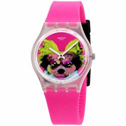Swatch Pinkapippa Quartz Movement Pink Dial Men's Watch GE267