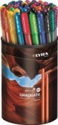 Graduate Fineliner Coloured Pens 50 In Pot - Assorted Colours