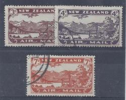 New Zealand 1931 Airmail Set Of 3 Fine Used