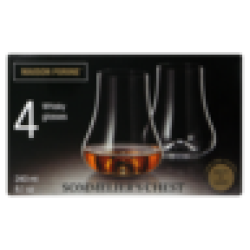 Sommelier's Chest Whisky Glass Set 4 Piece 240ML