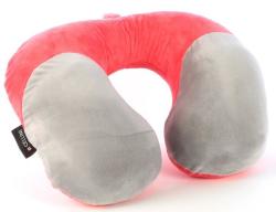 Cellini Travel Essentials Moulded Memory Foam Pillow Pink grey