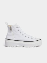 Converse Junior Grade-school All Star Lugged Lift Platform White Sneakers