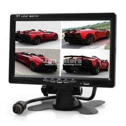 7 Inch Lcd With 4ch Quad Splitter Built-in