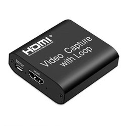HDMI Video Capture Card With Loop Out USB 2.0 Capture Card For Live Streaming Broadcasting Video Recording 4K HD 1080P 60FPS